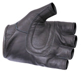 DriRider Fingerless Black Gloves