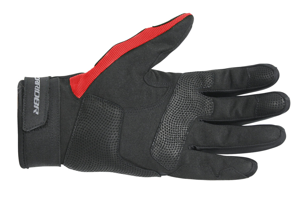 DriRider RX Adventure Black/Red Gloves