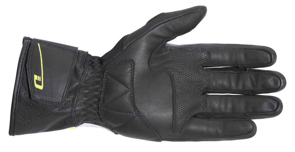 DriRider Air-Ride 2 Long Cuff Black/White/Yellow Gloves