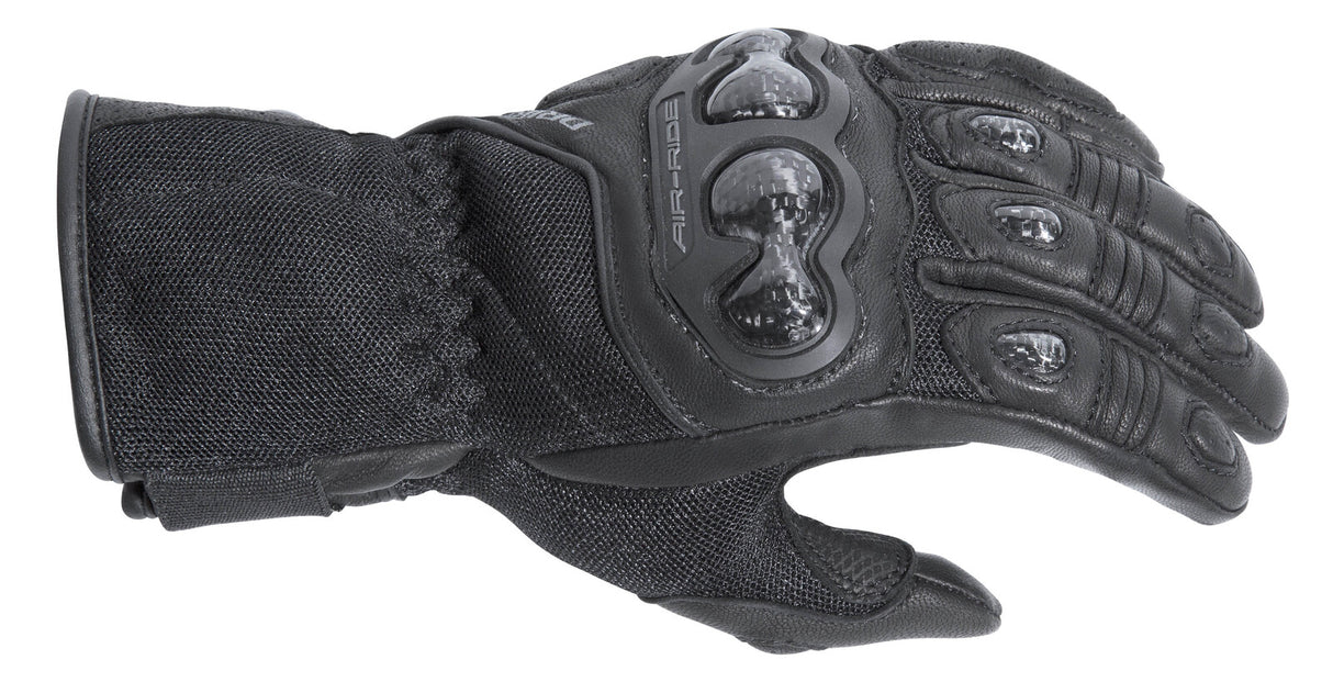 DriRider Air-Ride 2 Long Cuff Black/Black Womens Gloves