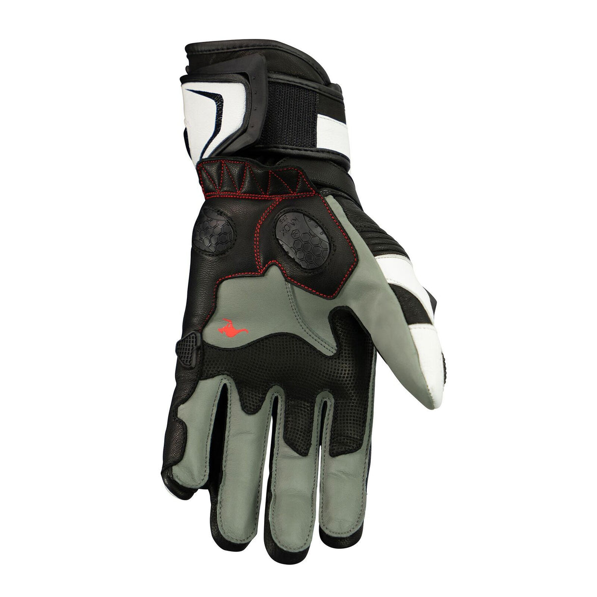 Argon Mission White/Red Gloves