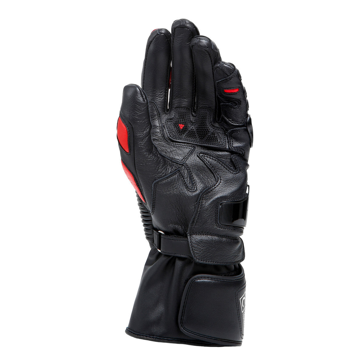 Dainese Druid 4 Black/Lava Red/White Leather Gloves