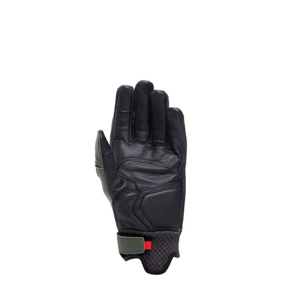 Dainese Karakum Ergo-Tek Black/Army Green Gloves