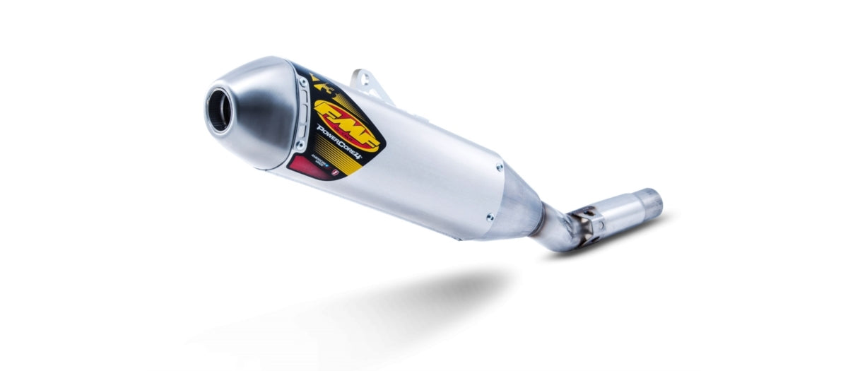 FMF Racing Powercore 4 Aluminum Slip-On Muffler w/Stainless End Cap for Honda CRF250R 04-05/CRF250X 04-09, 12-13 & 15-17