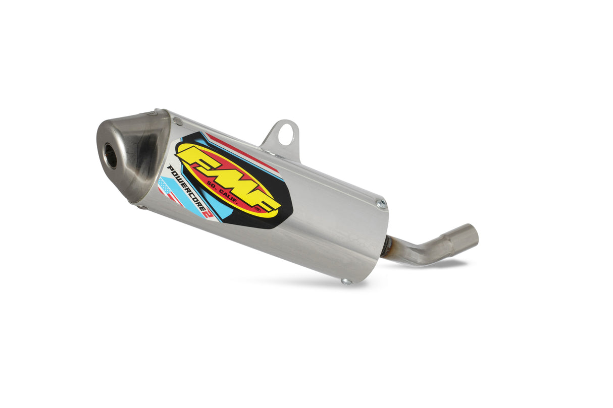 FMF Racing Powercore 2 Aluminum Muffler w/Stainless End Cap for Kawasaki KX250 03-07