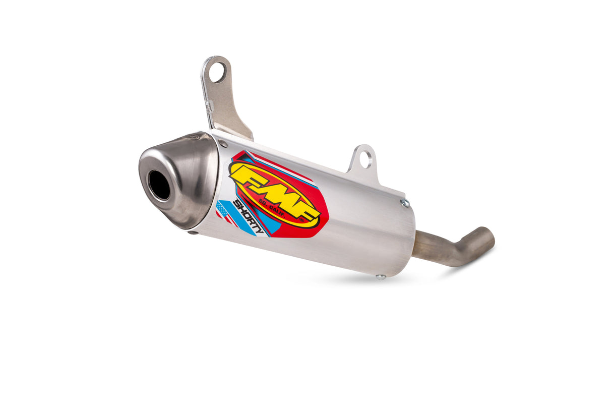 FMF Racing Powercore 2 Shorty Aluminum Muffler w/Stainless End Cap for Yamaha YZ250 02-24