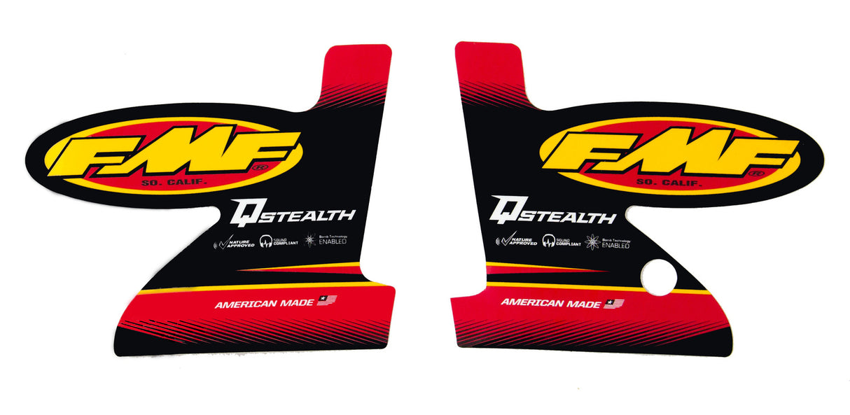 FMF Racing Q Stealth 2-Part Wrap Logo Decal Replacement