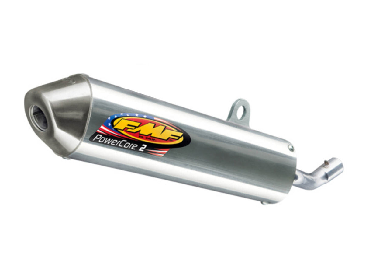 FMF Racing Powercore 2 Aluminum Muffler w/Stainless End Cap for KTM 50 SX 09-15