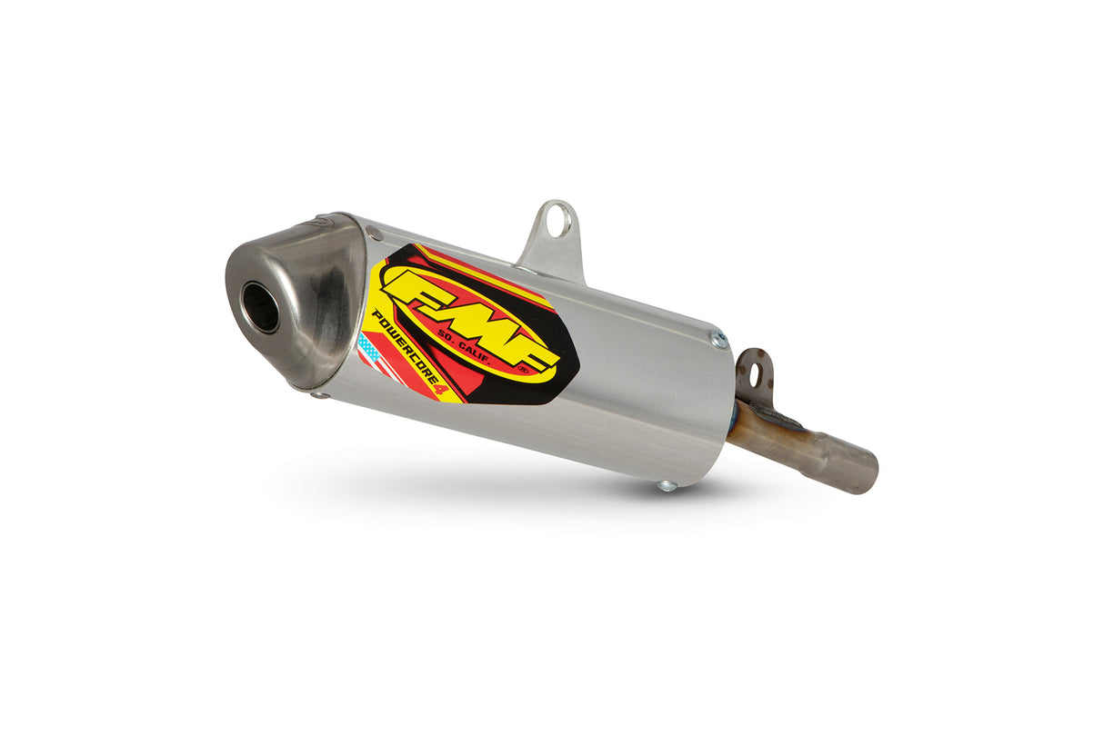 FMF Racing Mini Powercore 4 Aluminum Slip-On Muffler w/Stainless Hi-Flo Core & End Cap for Honda CRF110F 13-18