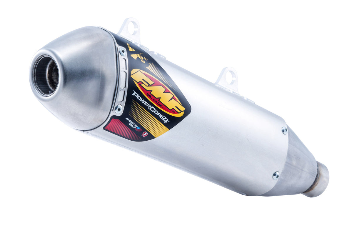 FMF Racing Powercore 4 Hex Aluminum Slip-On Muffler w/Stainless End Cap for KTM 09-16/Husqvarna 14-16/Husaberg 13-14 Models