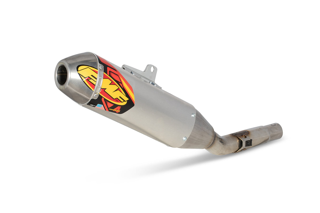 FMF Racing Powercore 4 Hex Aluminum Slip-On Muffler w/Stainless End Cap for Yamaha WR450F 12-15