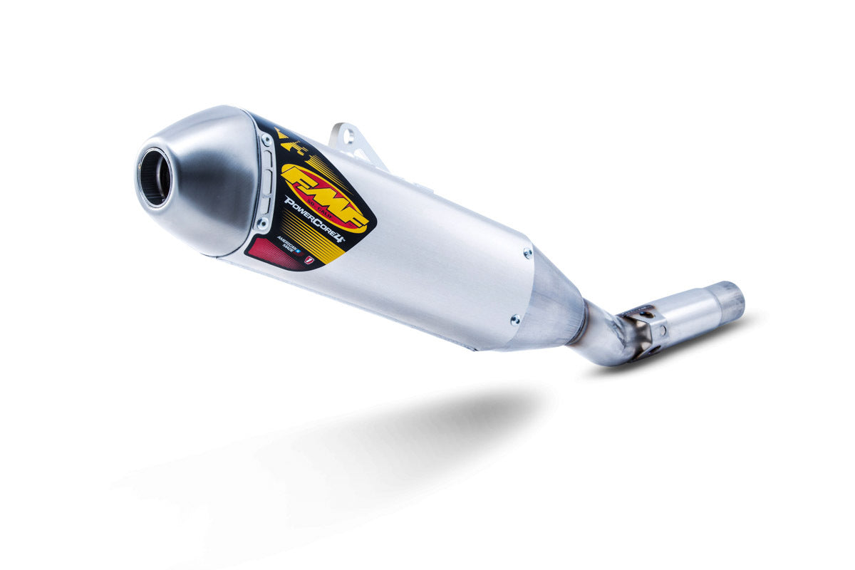 FMF Racing Powercore 4 Hex Aluminum Slip-On Muffler w/Stainless End Cap for Kawasaki KX450F 16-18