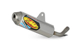 FMF Racing Powercore 2 Aluminum Muffler w/Stainless End Cap for KTM 65SX 16-23/Husqvarna TC65 17-23/Gas Gas MC65 21-23