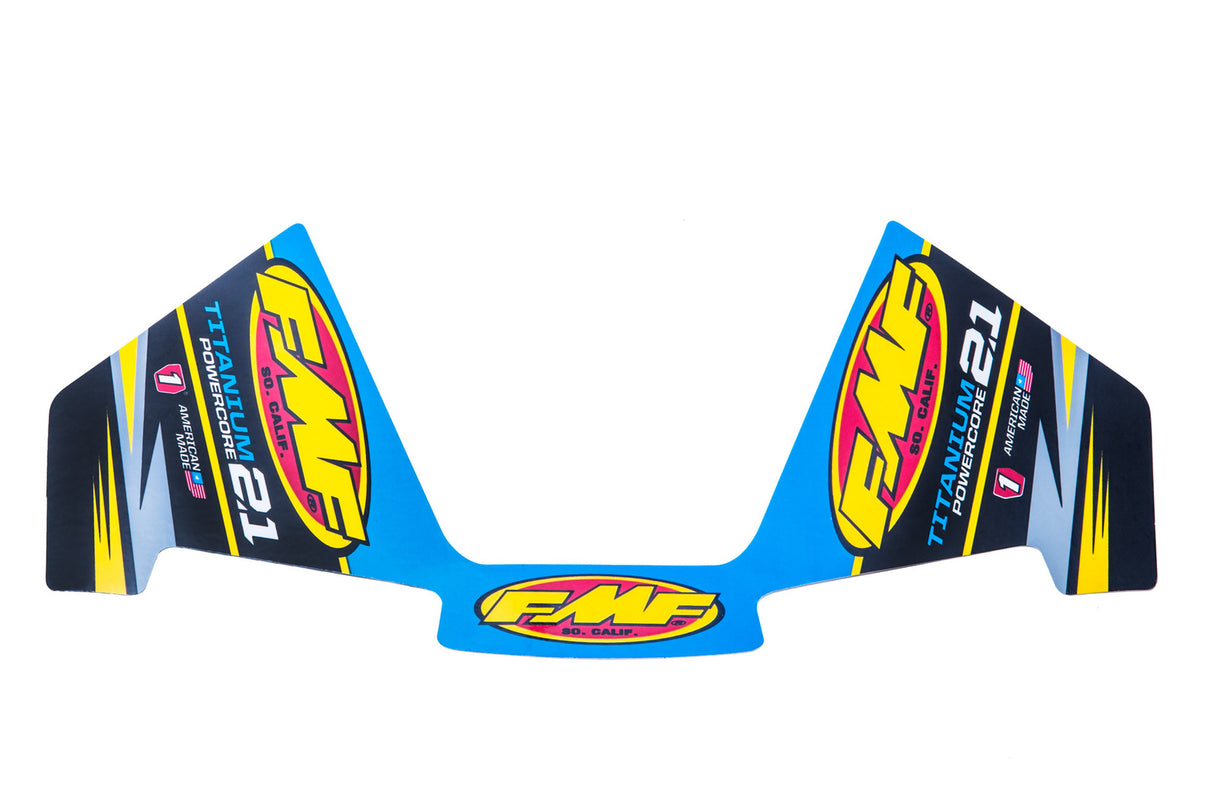 FMF Racing Titanium Powercore 2.1 Mylar Decal Replacement