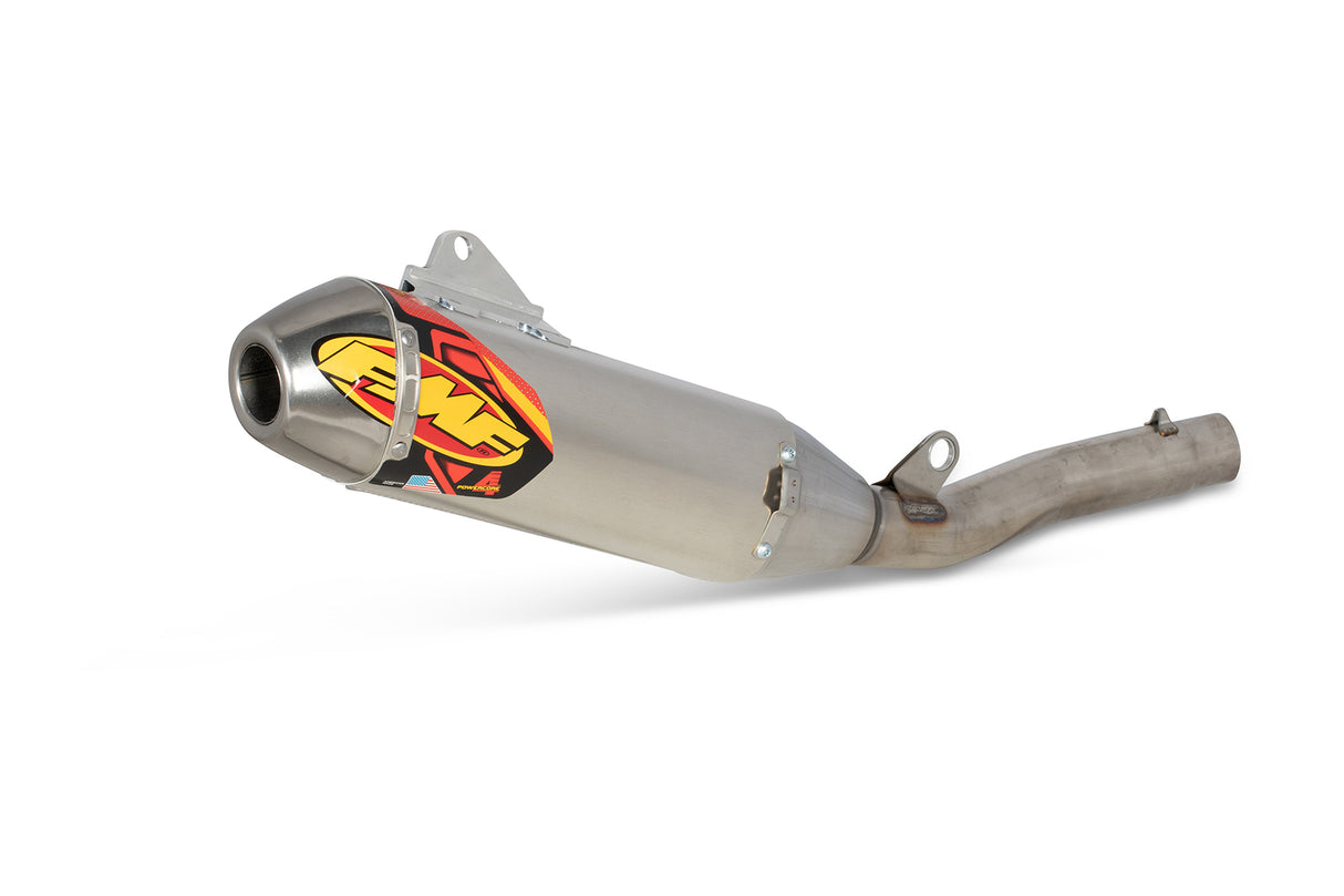 FMF Racing Powercore 4 Hex Aluminum Slip-On Muffler w/Stainless End Cap for Yamaha YZ450F 18-24/YZ450FX/WR450F 19-24