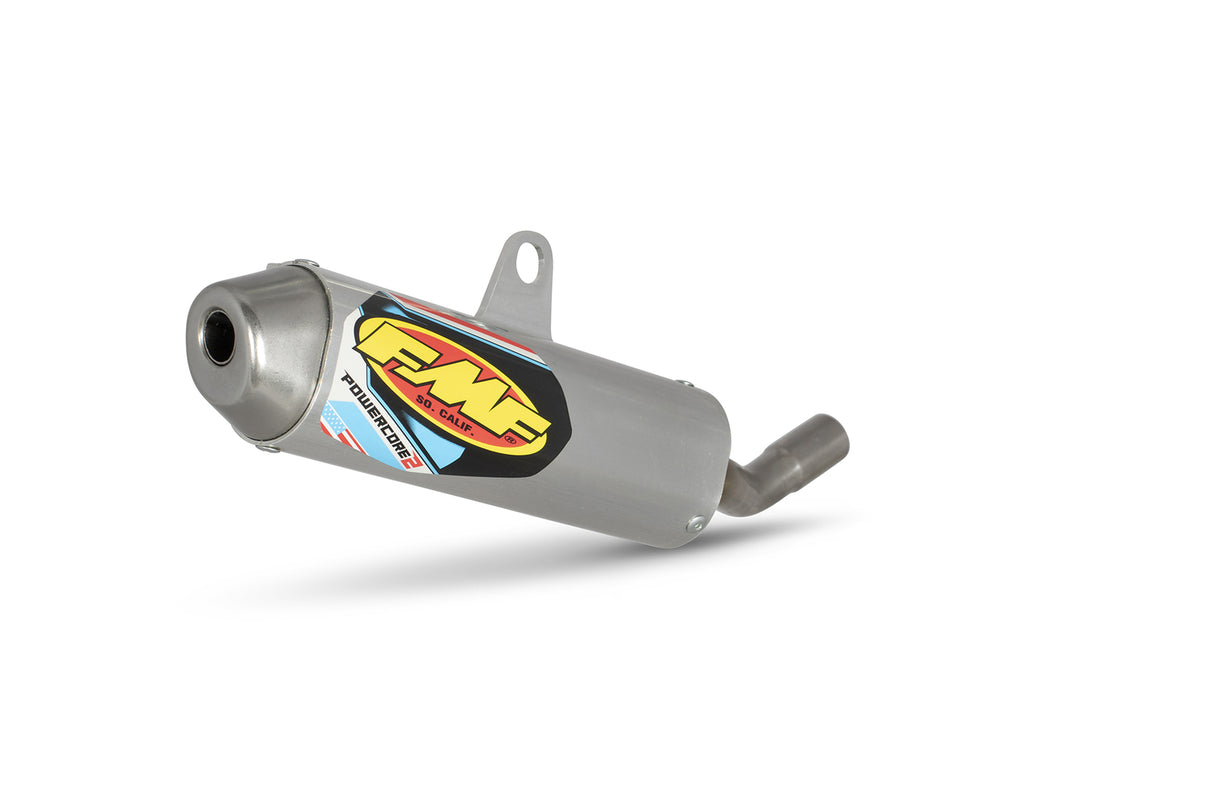 FMF Racing Powercore 2 Aluminum Muffler w/Stainless End Cap for Yamaha YZ65 18-21