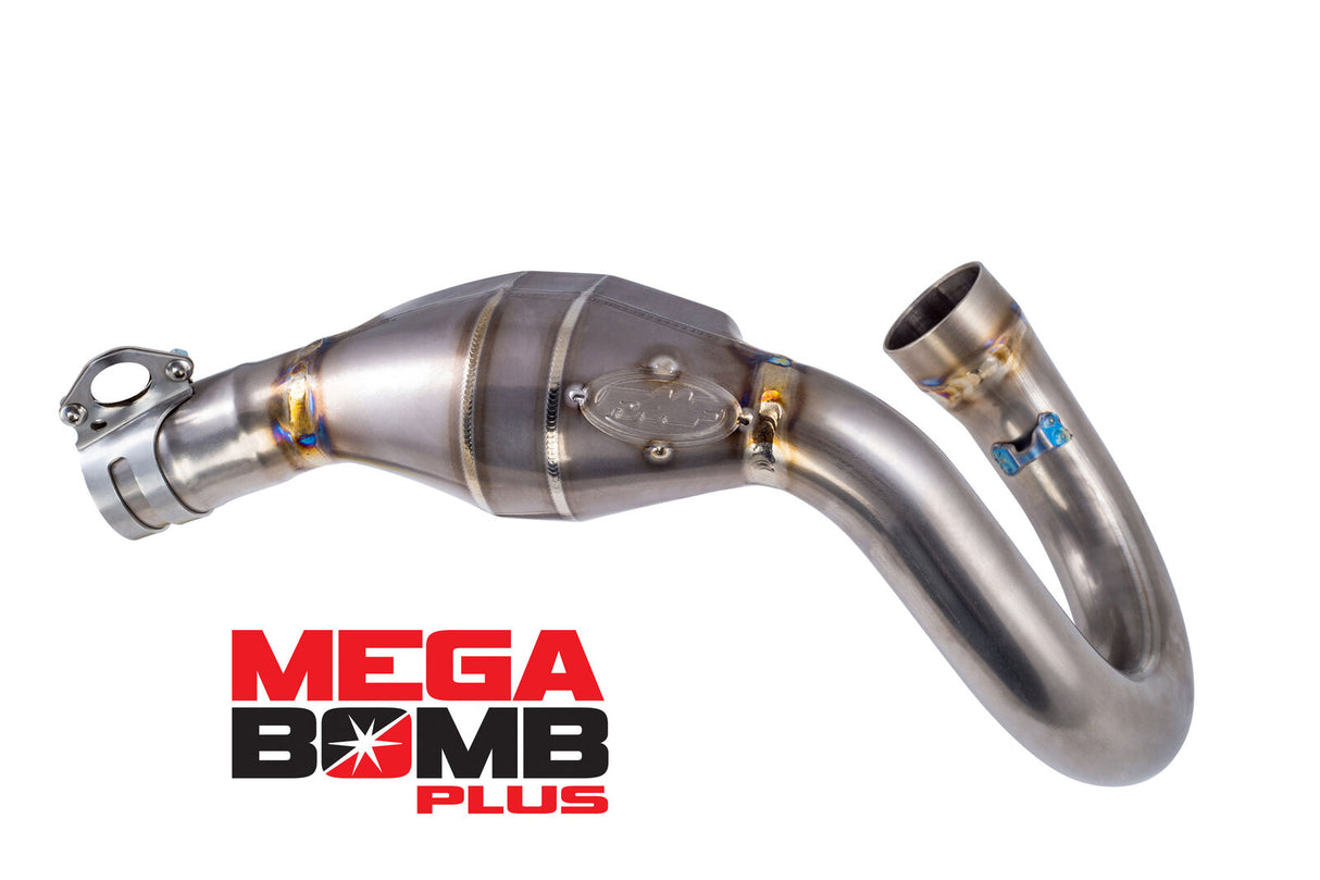 FMF Racing Megabomb Plus Titanium Header for KTM 450 SX-F 19-22/Husqvarna FC450/FX450 19-22/Gas Gas RX450F/MC450F 21-23