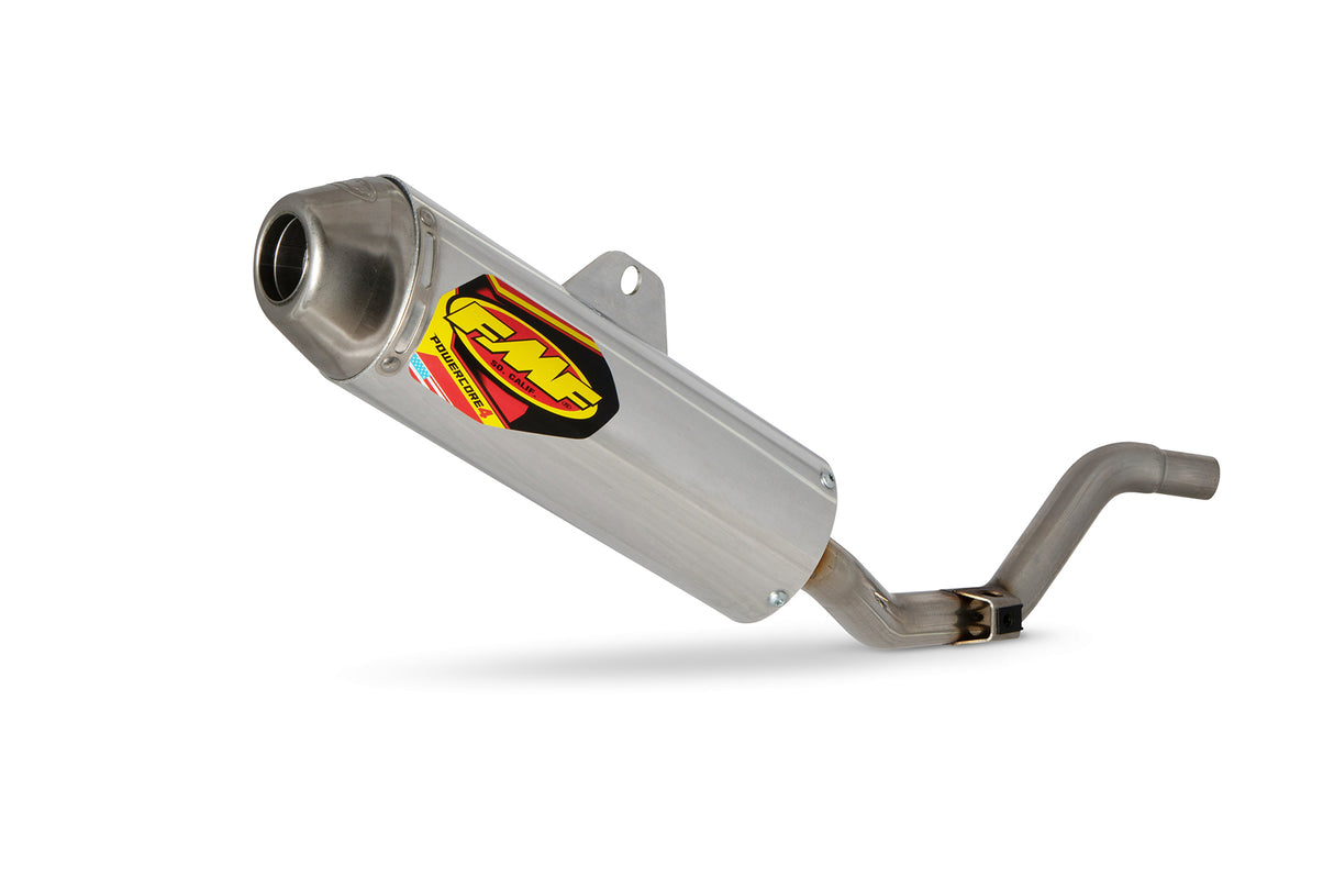 FMF Racing Powercore 4 Aluminum Slip-On Muffler w/Stainless End Cap for Honda CRF250F 19-22