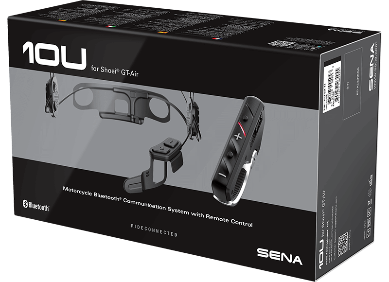 Sena 10U Bluetooth Intercom (Single Unit) for GT-Air Helmets