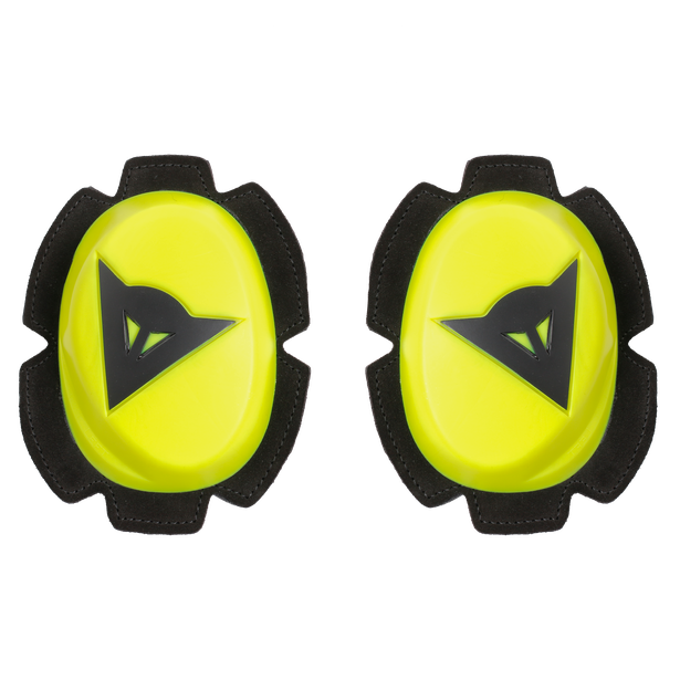 Dainese Pista Knee Slider Protector Kit Fluro-Yellow/Black