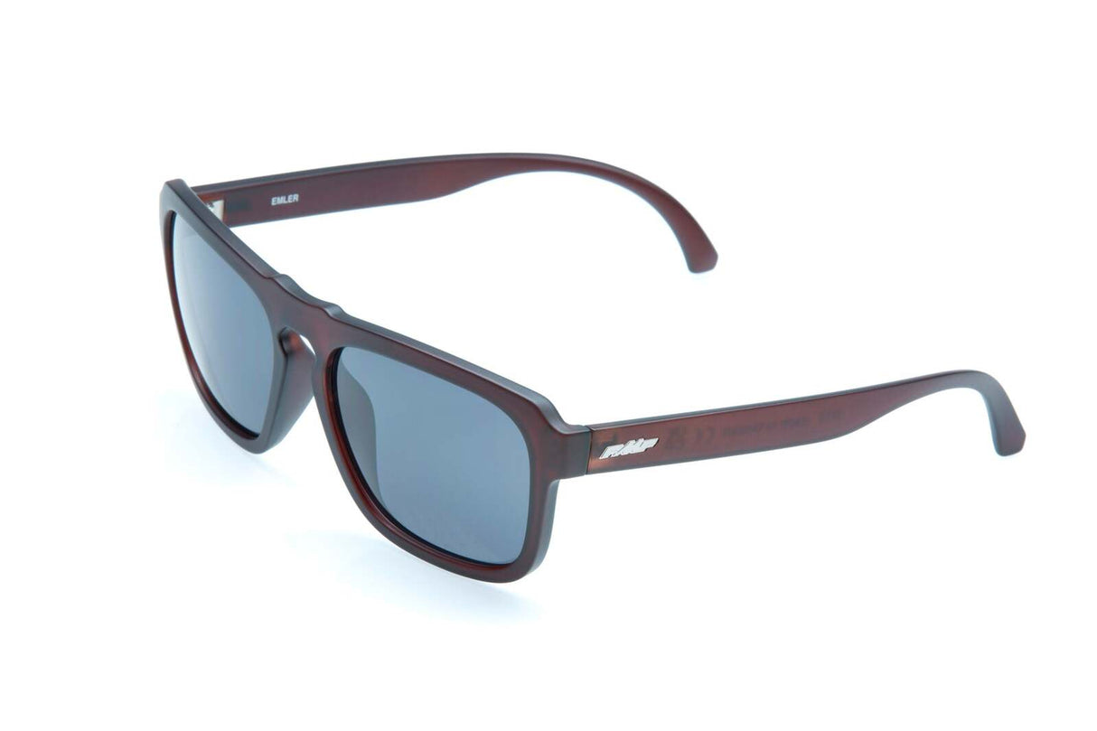 FMF Vision Emler Sunglasses Matte/Crystal/Rootbeer w/Smoke Lens