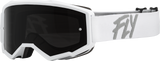 FLY 2023 Zone Youth Goggles White w/Dark Smoke/Smoke Lens