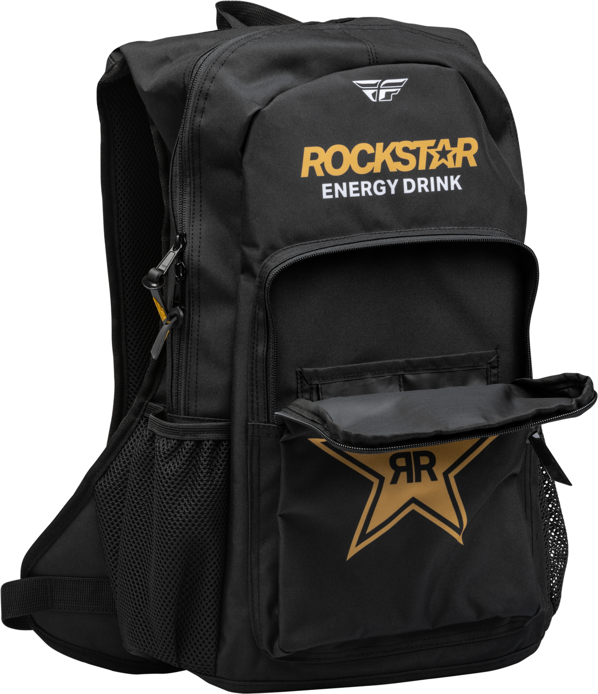 FLY 2023 Rockstar Black/Gold Jump Pack