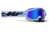 FMF Vision Powerbomb Goggles Afterburn w/Mirror Blue Lens