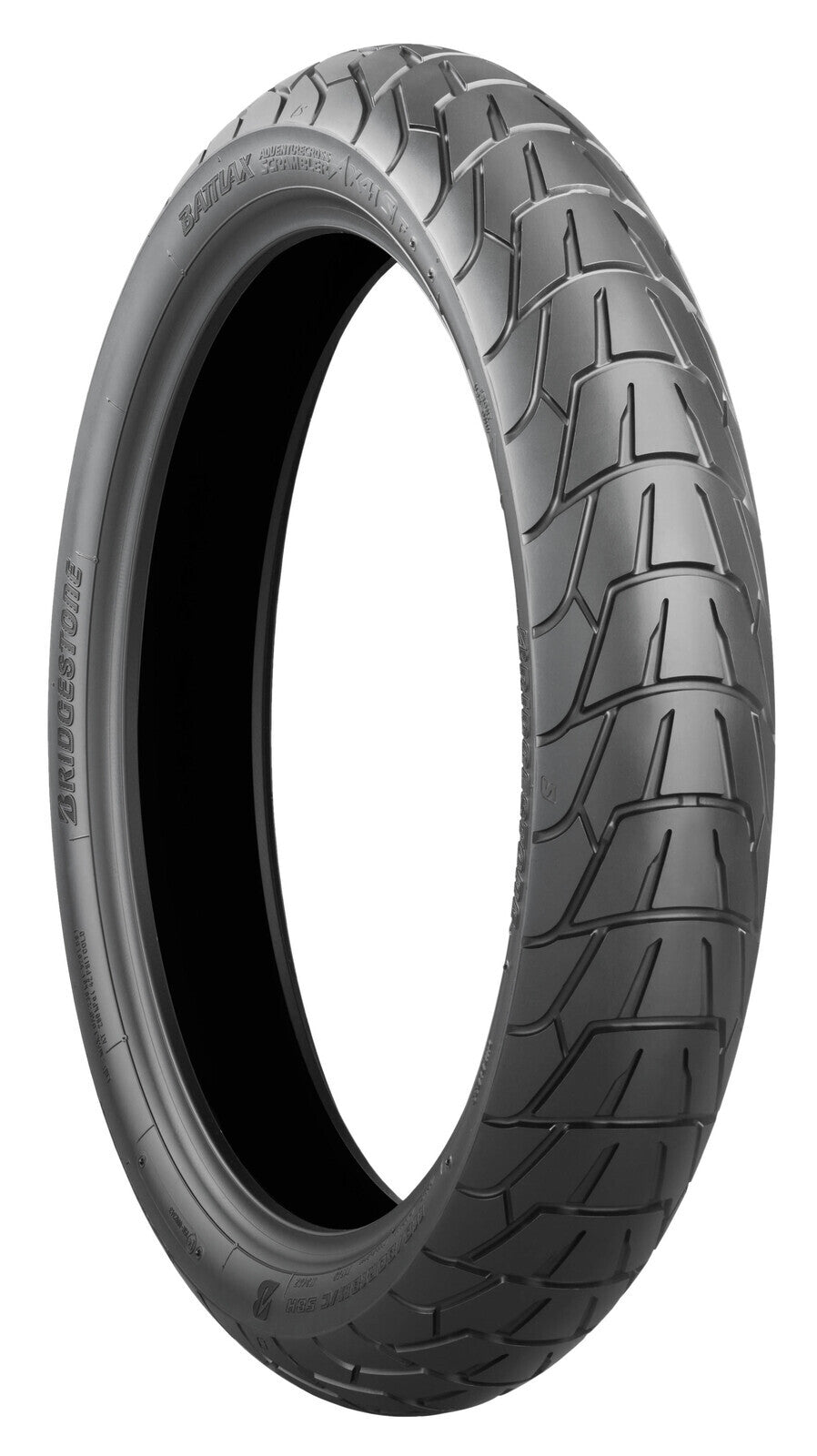 Bridgestone Battlax Adventurecross Scrambler AX41S Radial Front Tyre 120/70 R-17 M/C 58H Tubeless