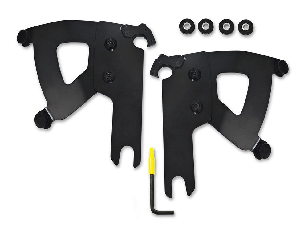 Memphis Shades MEM-MEB2039 Black Road Warrior Trigger-Lock Mounting Hardware for Road King/Road King Classic 94-Up