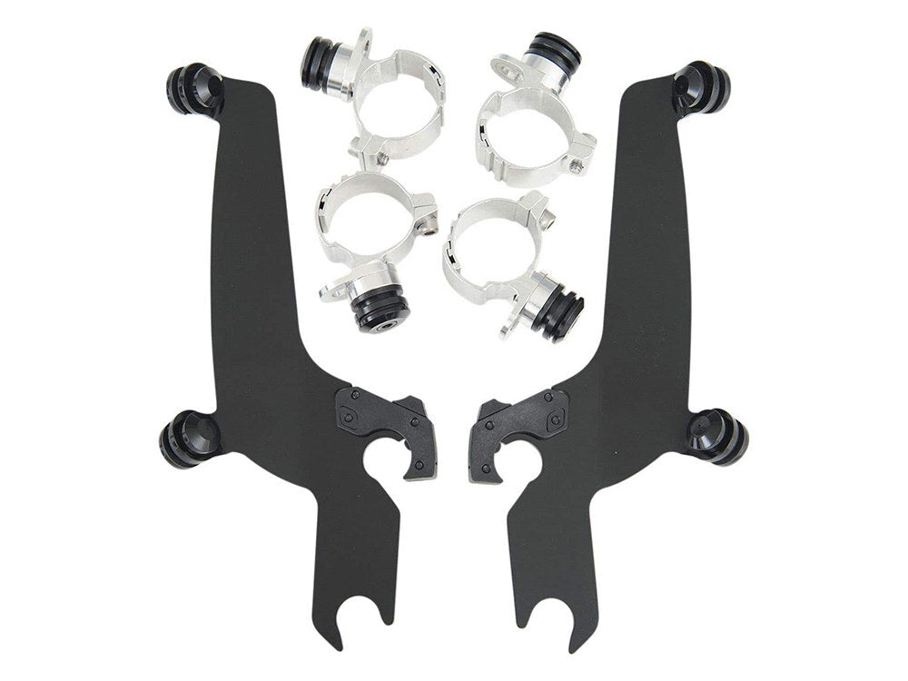 Memphis Shades MEM-MEB8934 Windshield Mount Kit for Kawasaki Vulcan VN900 Custom 07-Up