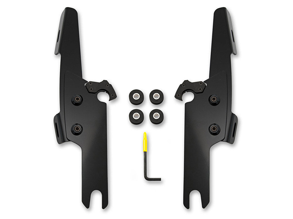 Memphis Shades MEM-MEB8967 Batwing Fairing Trigger-Lock Mounting Hardware Black for Street 500 15-20/Dyna 91-05/Sportster Custom 96-10/Sportster Seven