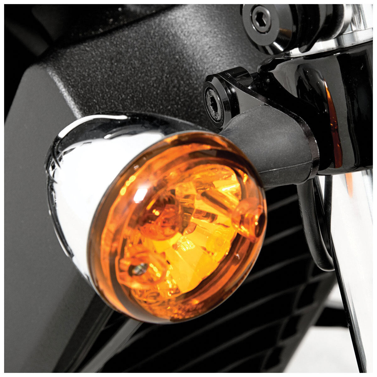 Memphis Shades MEM-MEB9991 Front Turn Signal Relocation Brackets for Indian Scout Bobber 18-Up