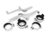 Memphis Shades MEM-MEM8932 Windshield Mount Kit for Yamaha V-Star XVS650 1100 Classic Models 98-Up