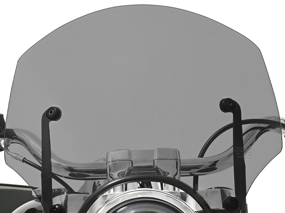 Memphis Shades MEM-MEP5233 El Paso Black Smoke Windshield 13" High for models w/5-3/4" Headlights