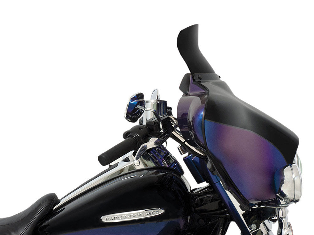 Memphis Shades MEM-MEP84110 Spoiler Windshield for Memphis Shades Batwing Fairing 6.5" High Dark Black