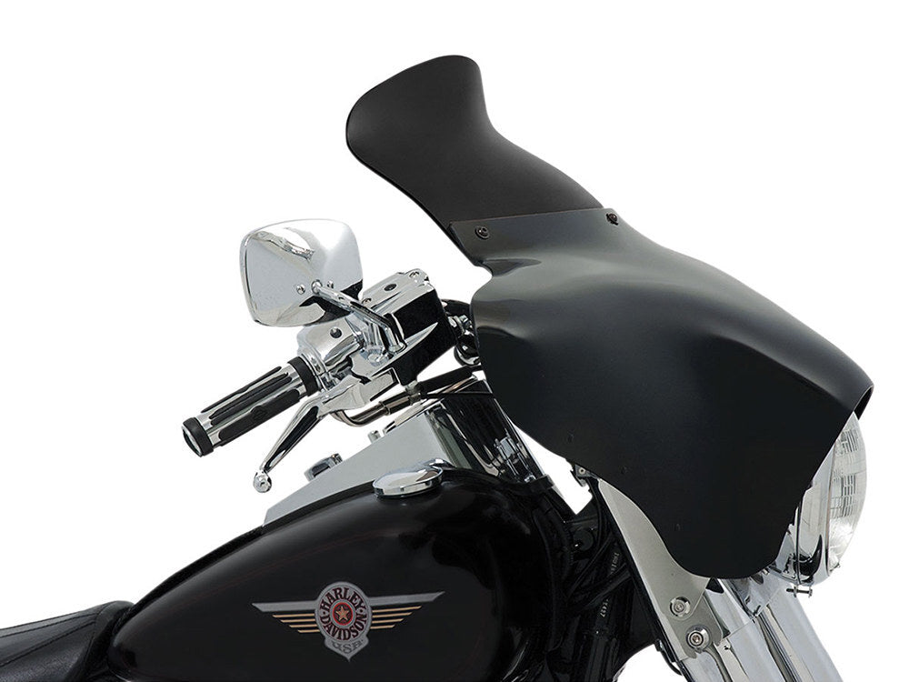 Memphis Shades MEM-MEP84210 Spolier Windshield for Memphis Shades Batwing Fairing 9" High Dark Black