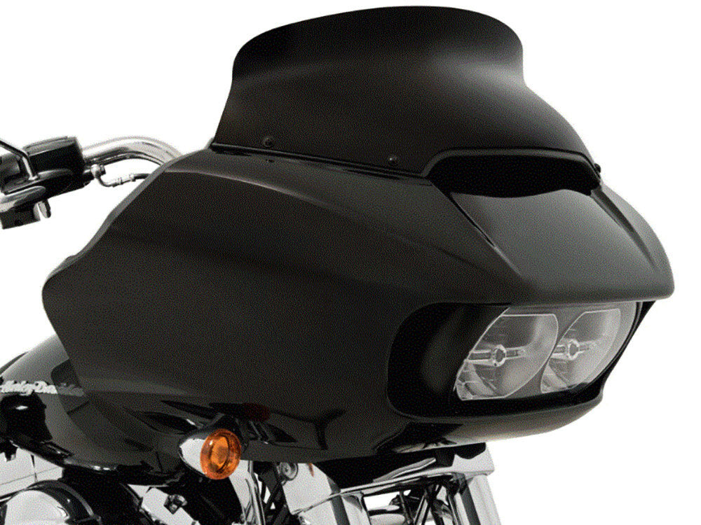 Memphis Shades MEM-MEP85911 5.5" Spoiler Windshield Black Opaque for Road Glide 15-23