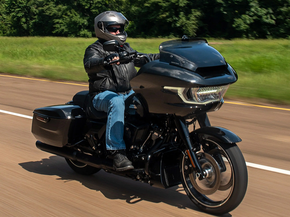 Memphis Shades MEM-MEP88210 4" Spoiler Windshield Dark Smoke for Harley-Davidson CVO Road Glide 23-Up/Road Glide 24-Up Models