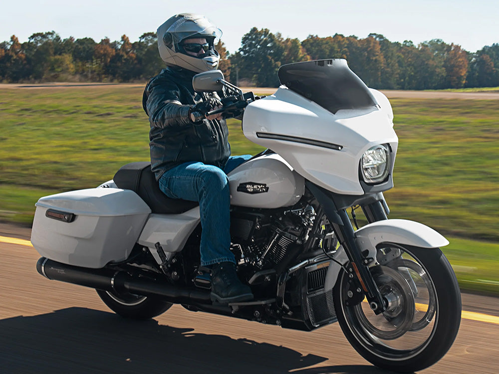 Memphis Shades MEM-MEP88810 4" Spoiler Windshield Dark Smoke for Harley-Davidson CVO Street Glide 23-Up/Street Glide 24-Up Models