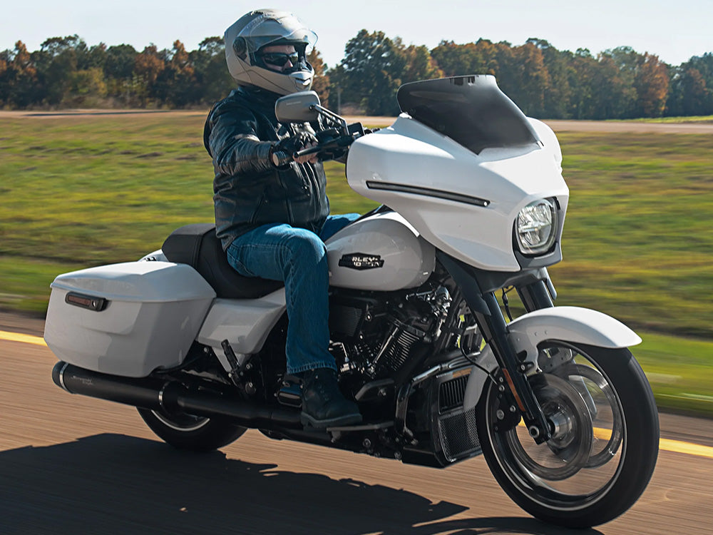 Memphis Shades MEM-MEP89010 6" Spoiler Windshield Dark Smoke for Harley-Davidson CVO Street Glide 23-Up/Street Glide 24-Up Models