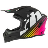 Thrila Miami Matte Black/Colour Burst Helmet