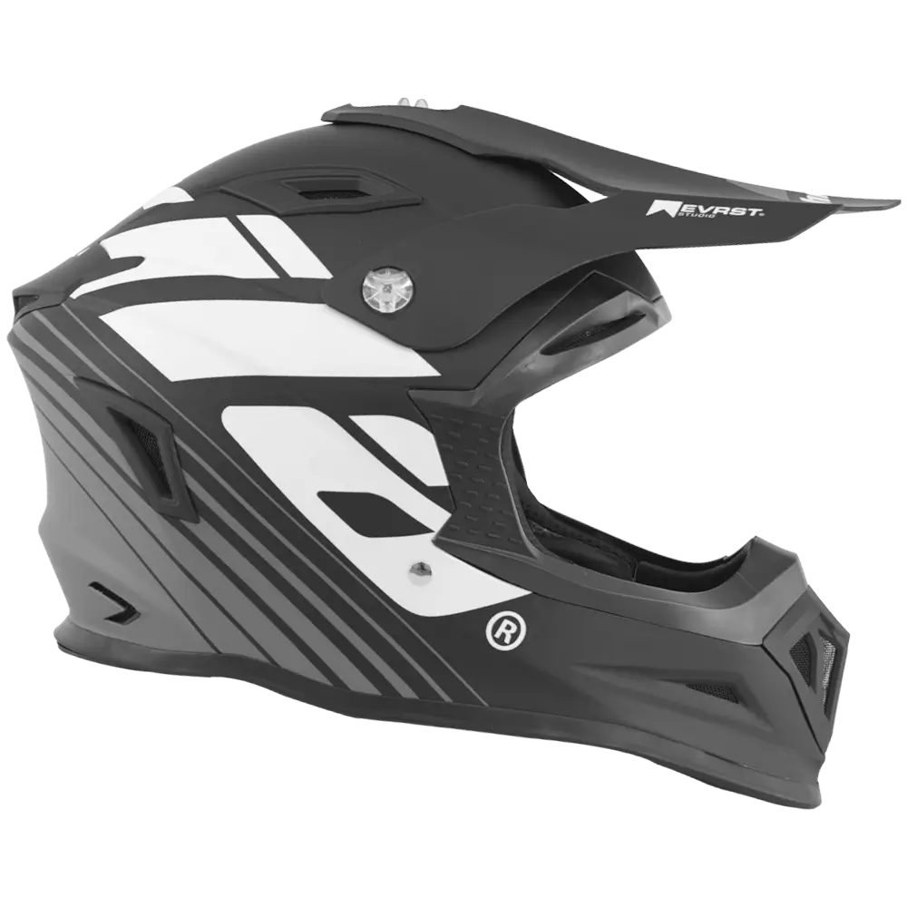 Thrila Miami Matte Black/Grey Helmet