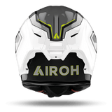 Airoh GP550 S Rush Gloss White/Yellow Helmet [Size: SM] [INTERNAL]