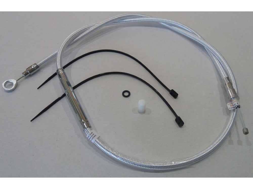 Magnum Shielding MS-322512HE Sterling Chromite 67" Clutch Cable for Sportster 04-21