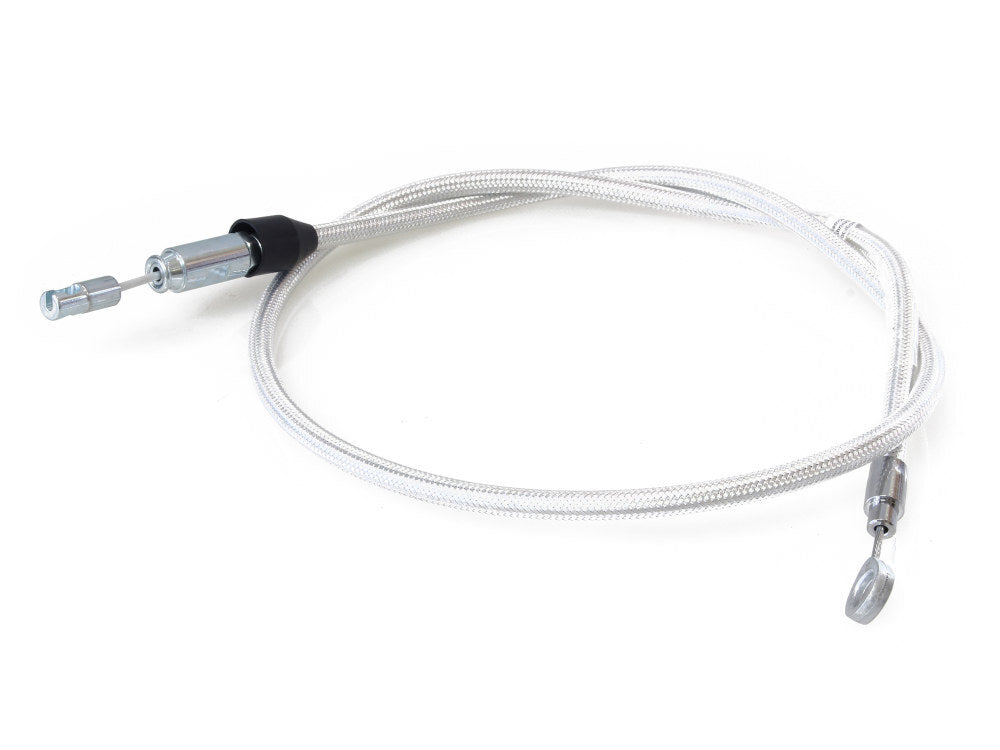 Magnum Shielding MS-323412HE Sterling Chromite Quick Connect 46" Upper Clutch Cable for Softail 18-Up/Touring 21-Up