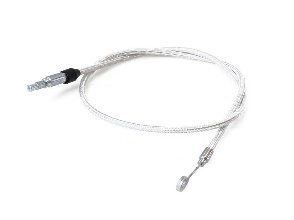 Magnum Shielding MS-323420HE Sterling Chromite Quick Connect 54" Upper Clutch Cable for Softail 18-Up/Touring 21-Up