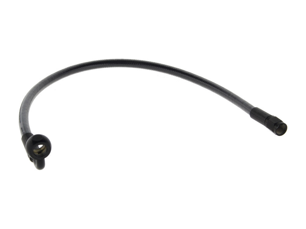 Magnum Shielding MS-AS47217 Black Pearl 17" Upper Front Brake Line w/10mm x 90 Degree Banjo