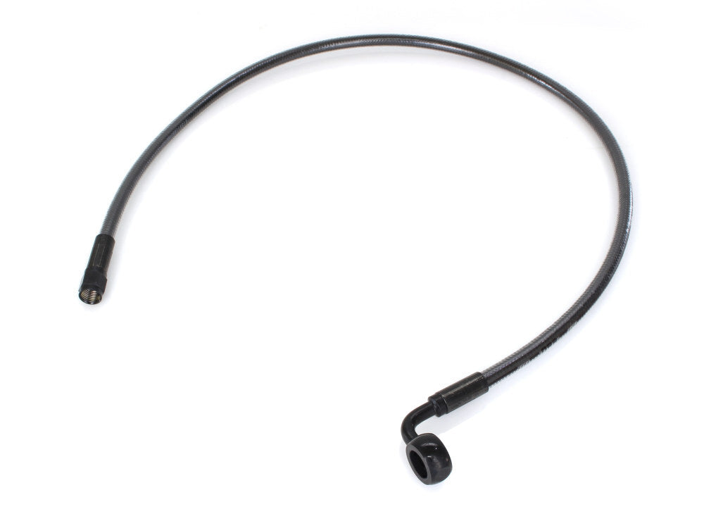 Magnum Shielding MS-AS478028 Black Pearl 28" Upper Front Brake Line w/12mm x 90 Degree Banjo