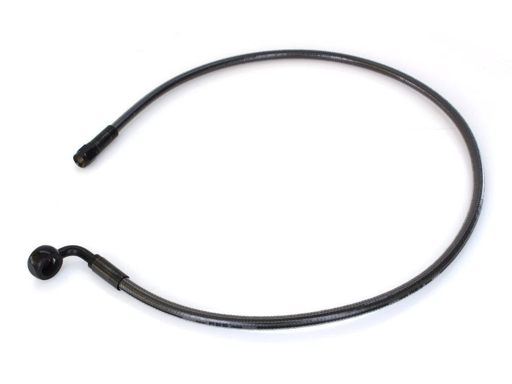 Magnum Shielding MS-AS478030 Black Pearl 30" Upper Front Brake Line w/12mm x 90 Degree Banjo